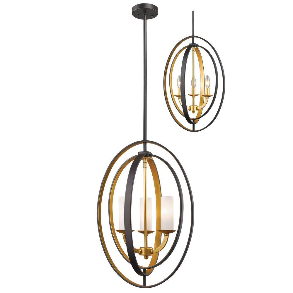 Brushed Nickel Contemporary Glass Globe Pendant Light