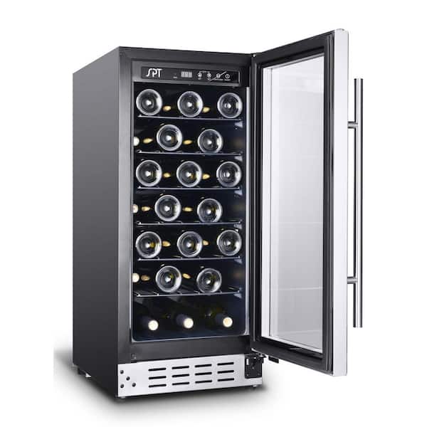 15 in. 33-Bottle Wine and 92-Can Under-Counter Commercial Grade Beverage Cooler