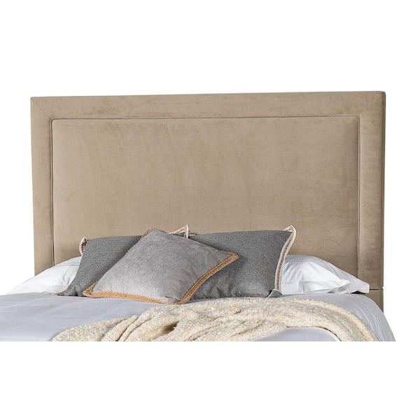 Leffler Home River 80 in. W Beige Upholstered King Headboard