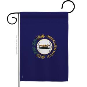 13 in X 18.5 Kentucky States Garden Flag Double-Sided Regional Decorative Horizontal Flags