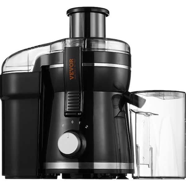VEVOR Juicer Machine,350-Watt Motor Centrifugal Juice Extractor, Easy Clean, Big Mouth Large 2.5 in. Feed Chute, Black