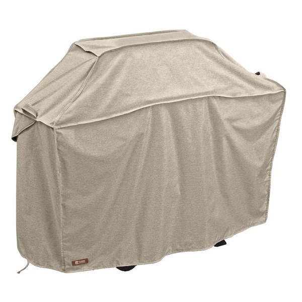 Classic Accessories Montlake 72 in. L x 26 in. D x 51 in. H BBQ Grill Cover in Heather Grey