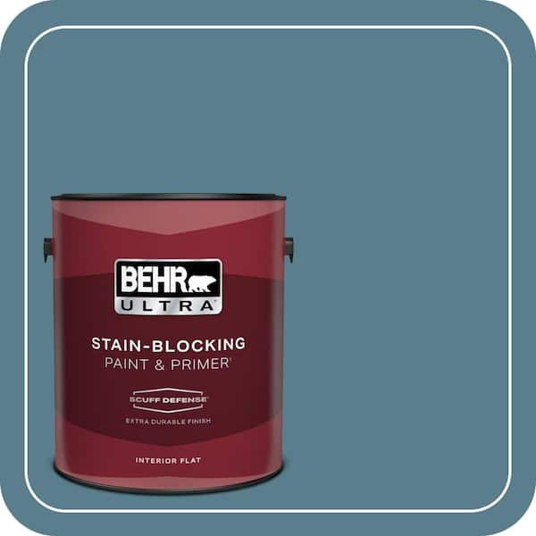 BEHR ULTRA 1 gal. Home Decorators Collection #HDC-FL14-11 Cotton Denim Extra Durable Flat Interior Paint & Primer