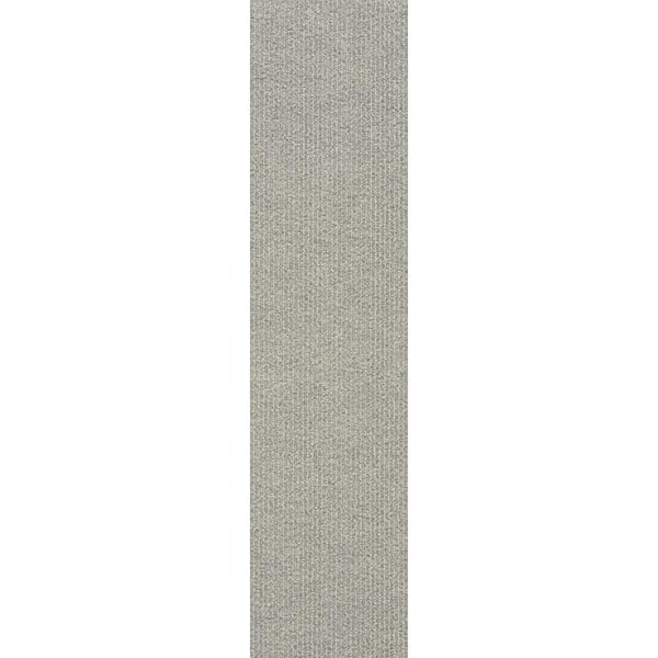 Foss White Commercial/Residential 9 in. x 36 in. Peel and Stick Carpet Tile Plank 16 Tiles/Case (36 sq. ft.)