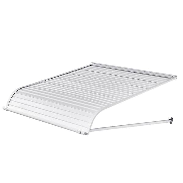 1 Piece 40 x 42 in., Lightweight for Rain/Snow Suitable for Porch Exterior Aluminum Window and Door Awning Canopy Set