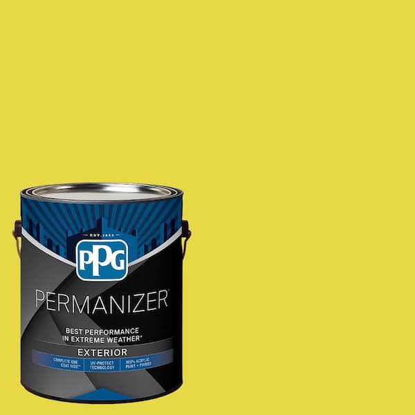 PERMANIZER 1 gal. PPG1216-6 Citrus Spice Semi-Gloss Exterior Paint