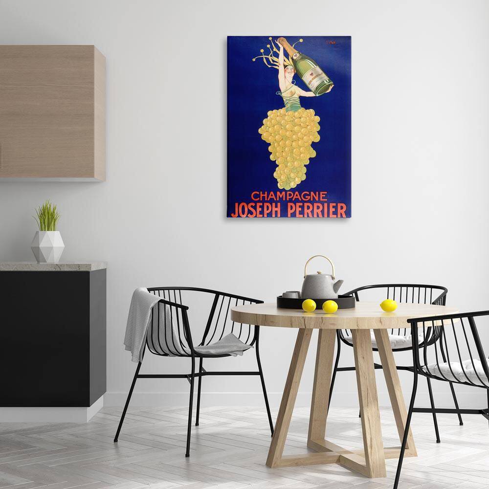 Vintage Perrier Champagne by Marcus Jules Unframed Food Graphic Art Print 36 in. x 24 in. price history on PriceWatchPro