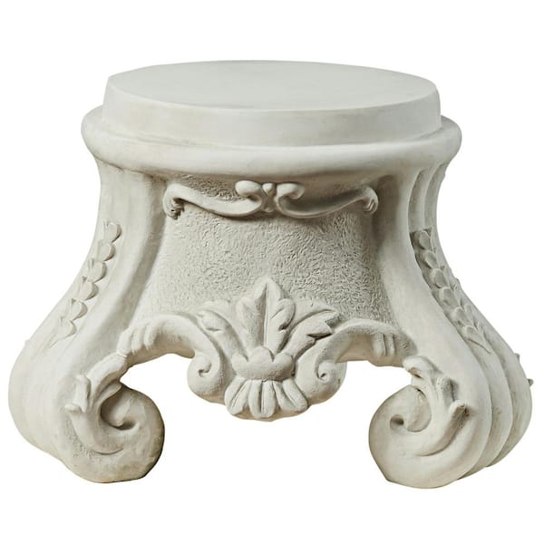Design Toscano 15.5 in. H Rococo Sculptural Plinth