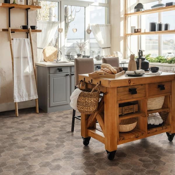 Capri Hex Terra 7 in. x 8 in. Porcelain Floor and Wall Tile (10.8 sq. ft./Case)