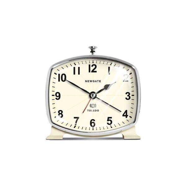 Generic unbranded 5 in. Toledo Cream Alarm Clock