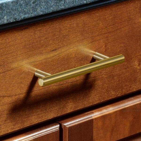10x Contemporary Euro Style 3-3/4" Solid Oil Rubbed Bronze Cabinet Handle Pull