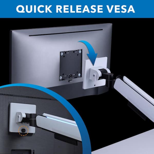 Quick Release VESA Head 75x75 100x100 - Silver
