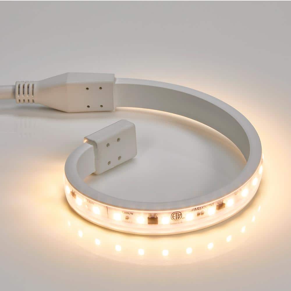 12" White PVC LED Under Cabinet Strip Light
