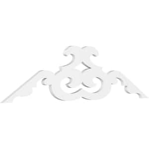 Pitch Benson 1 in. x 60 in. x 20 in. (7/12) Architectural Grade PVC Gable Pediment Moulding