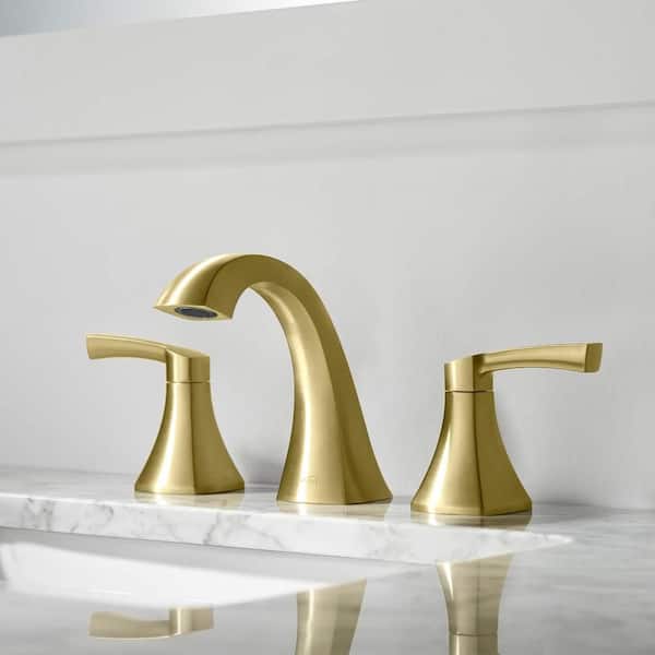 Pyramid II Bathroom Sink 8 in. Widespread Faucet with Drain Assembly