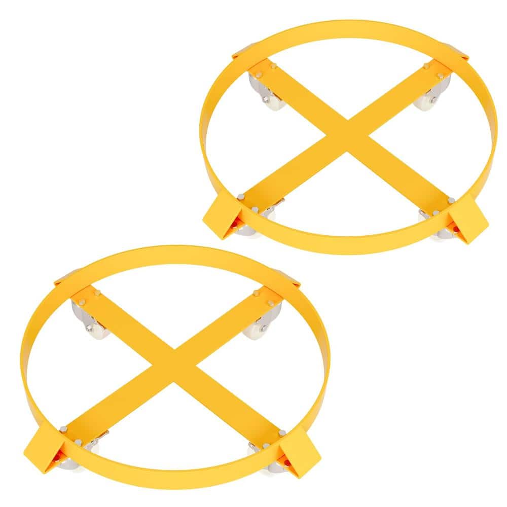 55 Gallon Drum Dolly, 1000 LBS Capacity Barrel Dolly with 4 Swivel Wheels for Warehouse Drum Handling, 2 Pack price history on PriceWatchPro