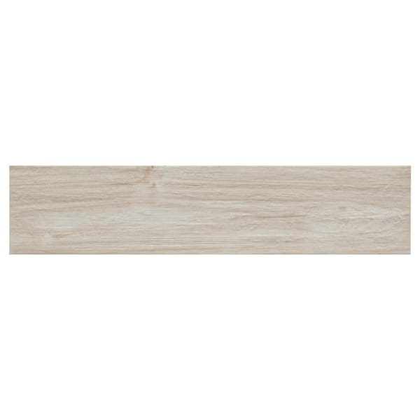 Havenwood Dove 8 in. x 36 in. Matte Porcelain Wood Look Floor and Wall Tile  (14 sq. ft./Case)