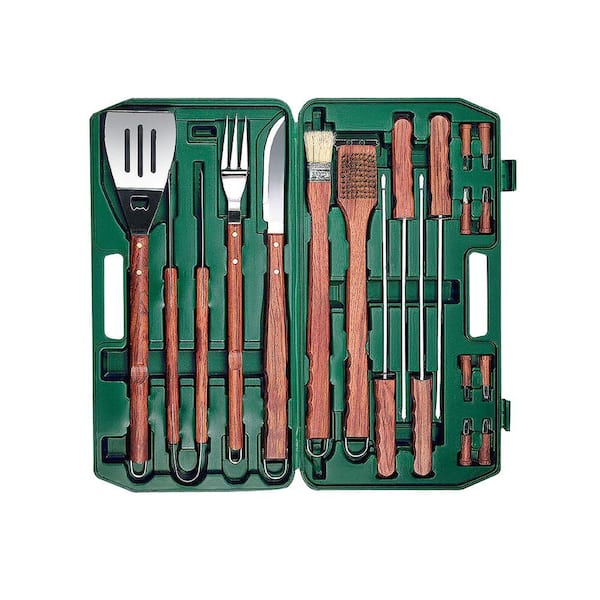 Picnic Time 18-Piece Grill Tool Set with Case