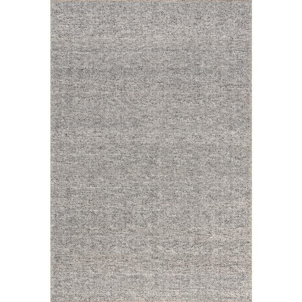 Juno Solid Charcoal 9 ft. x 12 ft. Indoor Area Rug