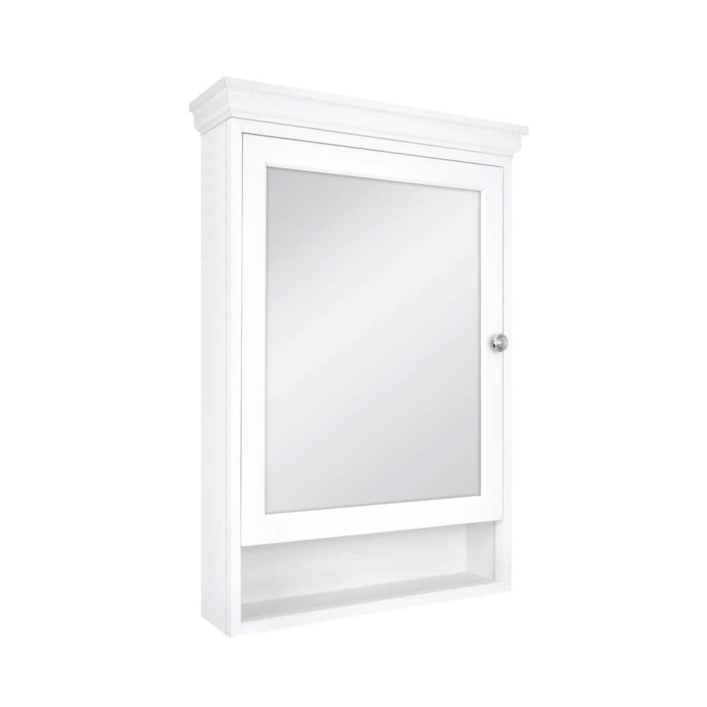 Glacier Bay 23-1/2 in. W x 32-1/2 in. H Framed Surface-Mount 