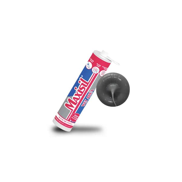 Maxisil 10.5 oz. Basalt Standard Tube Kitchen and Bath Silicone Sealant Tube (each)