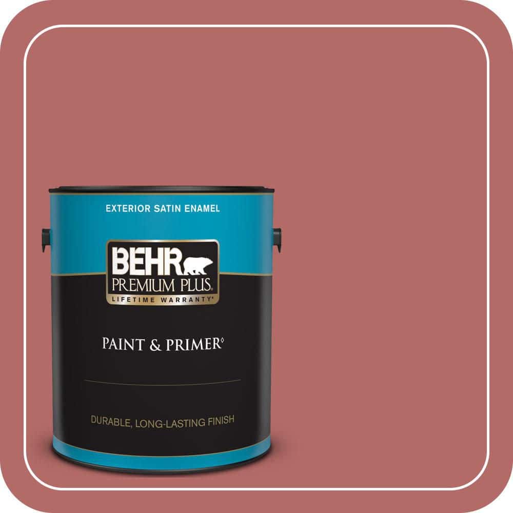 1 gal. #PMD-12 Desert Rose Satin Enamel Exterior Paint & Primer price history on PriceWatchPro