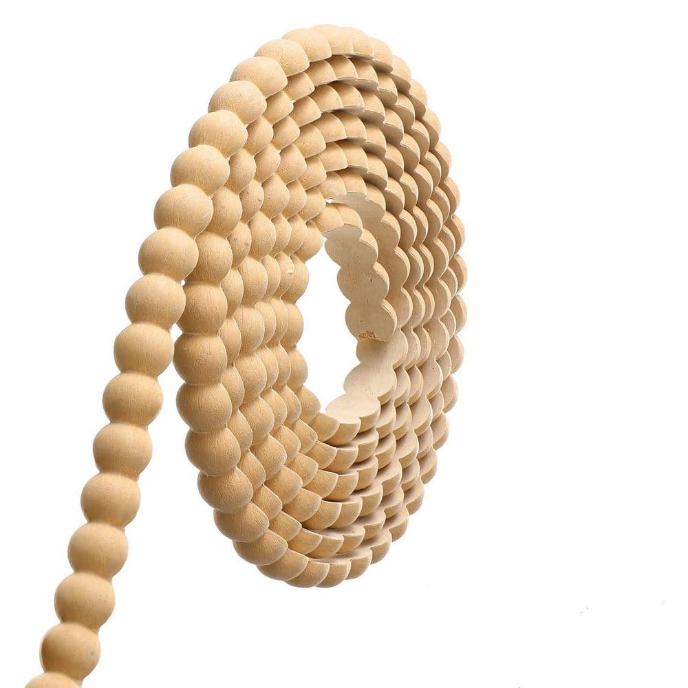 1-Piece Bath Accessory Set in Natural Wood, 10 ft. Peel and Stick Bead Flexible Decorative Molding Trim price history on PriceWatchPro