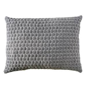 Gray Memory Gel Twin Size Pillow with Stretched Knit Cover