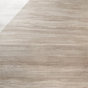 Atlanta Taupe 23.45 in. x 47.07 in. Polished Porcelain Floor and Wall Tile (31 sq. ft./Case)