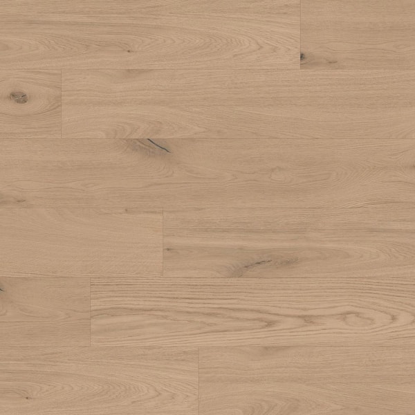 Superoak Golden Rustic Sand 9. 5MM 7.68 in. W x 48 in. L Waterproof Hybrid Resilient Flooring (25.4 sq. ft. /case)