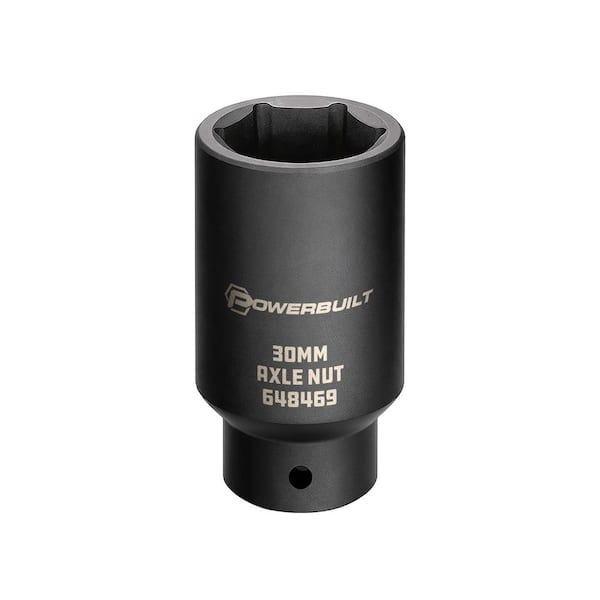 1/2 in. Dive 30 mm 6-Point Axle Nut Socket