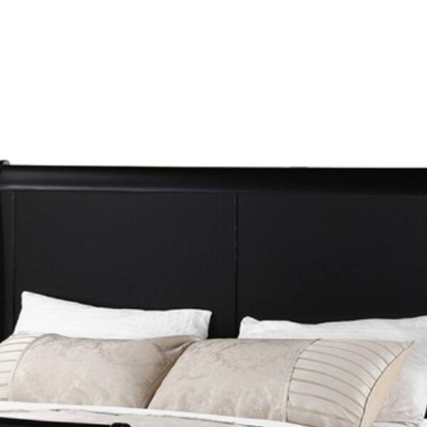 LOUIS PHILIPPE Cal.King Bed, Black - Long Island, NY