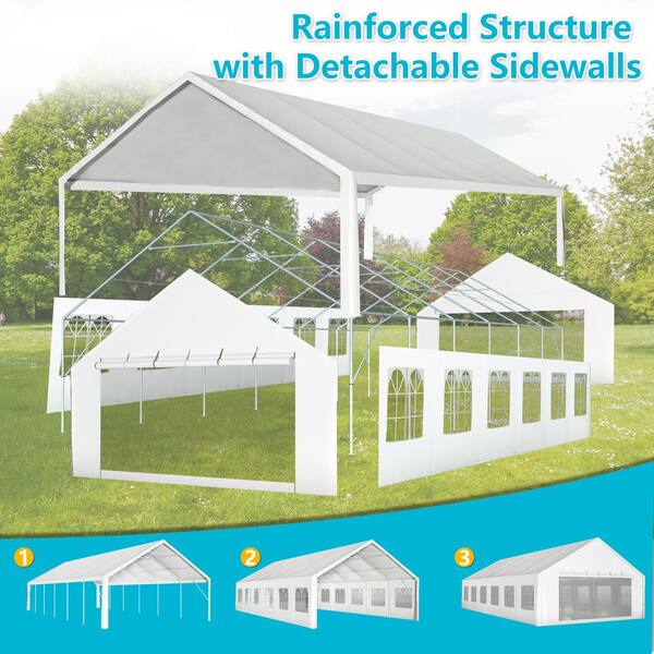 Thanaddo 20 ft. x 40 ft. Large Outdoor Event Canopy Wedding Thanaddo 20 ft. x 40 ft. Large Outdoor Event Canopy Wedding