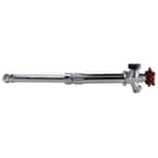 1/2 in. Push-to-Connect x 3/4 in. MHT Chrome Plated Brass 7-12 in. Telescoping Anti-Siphon Frost Free Sillcock Valve