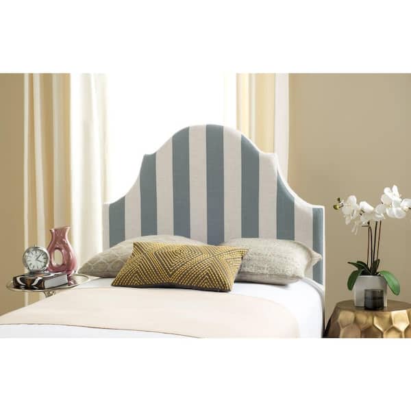 Safavieh Hallmar Grey & White Twin Headboard