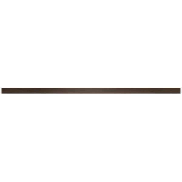 Hampton Bay 91.5 in. W x 4.5 in. H Toe Kick Molding in Brindle