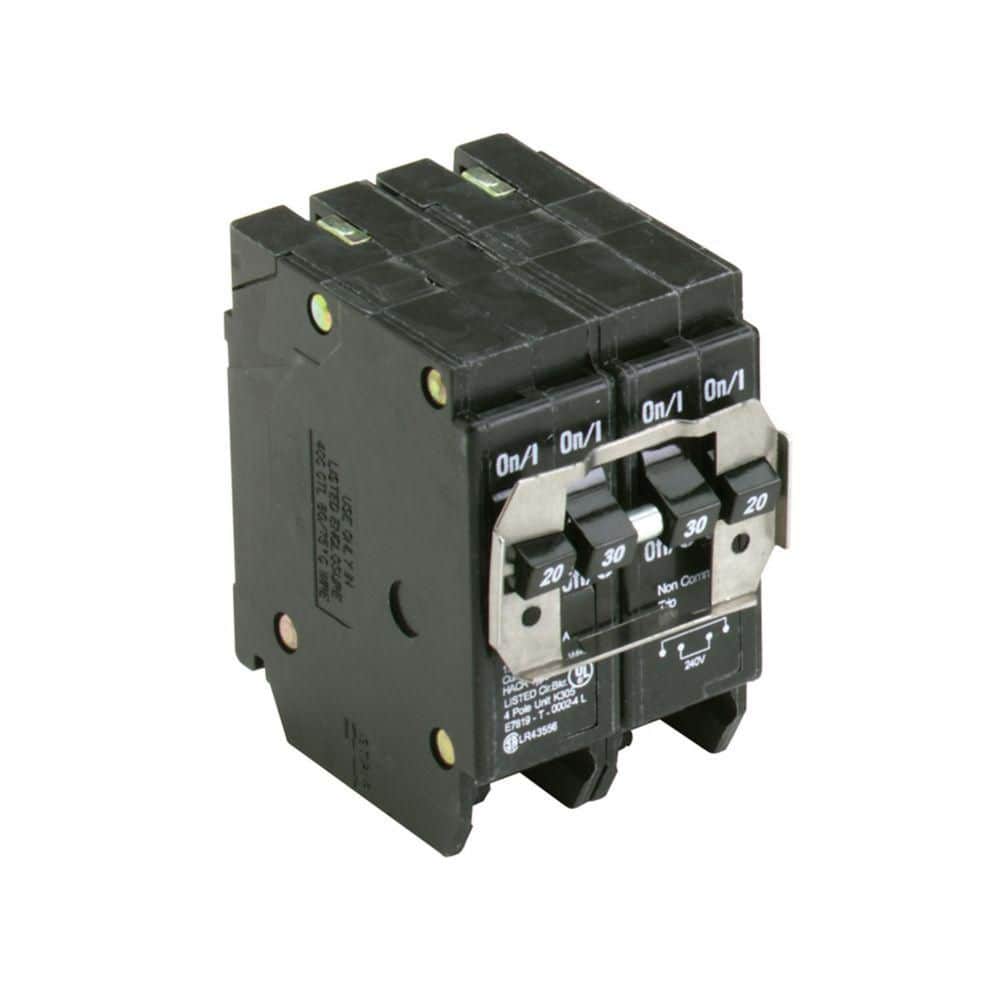 BR 1-20 Amp 2-Pole 1-30 Amp 2-Pole Quad Thermal Magnetic Circuit Breaker (BRD220230) price history on PriceWatchPro