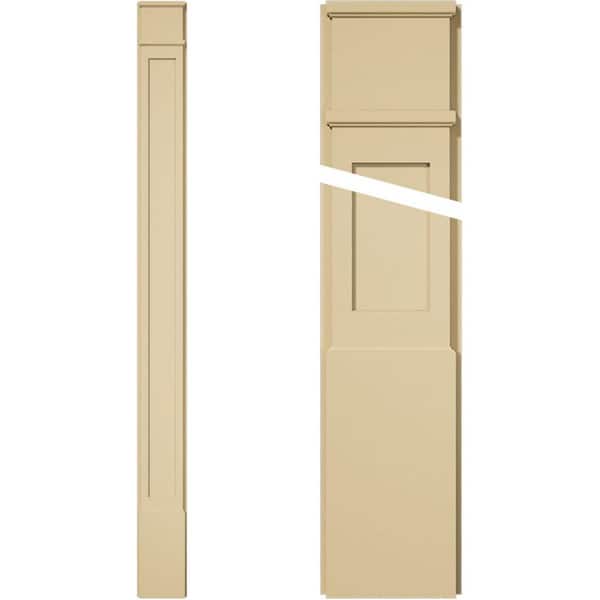Ekena Millwork 2 in. D x 9 in. W x 108 in. L Primed Polyurethane Pilaster 1-Pack