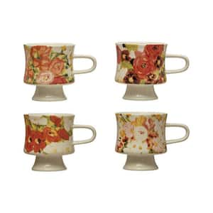 Storied Home 8 oz. Greige Stoneware Mug (Set of 4) DF6380SET - The Home  Depot