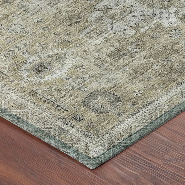 Chantille Machine Washable Indoor/Outdoor Abstract ACN2809 Beige 3 ft. x 5 ft. Area Rug
