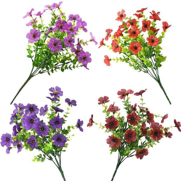 Afoxsos 11.80 in. 12 Bundles Artificial Daisy Flowers for Indoor ...