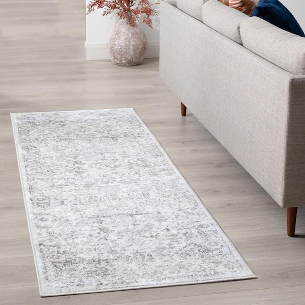 Nexus Oriental White 2 ft. x 8 ft. Indoor Runner Rug
