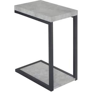 1-shelf Snack Table Cement