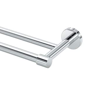 Reveal 24 in. Double Towel Bar in Chrome