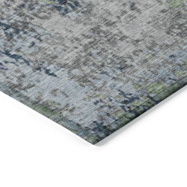 Chantille Machine Washable Indoor/Outdoor Abstract ACN1911 Fern 8 ft. x 10 ft. Accent Rug