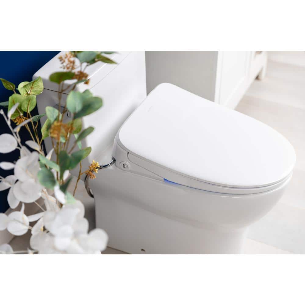 Alpha iX Pure Round White Electric Bidet Toilet Seat