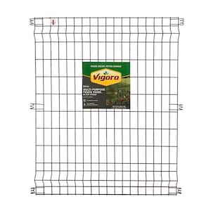 44 in. H x 36 in. W Steel Multi-Purpose No Dig Black Fence Panel
