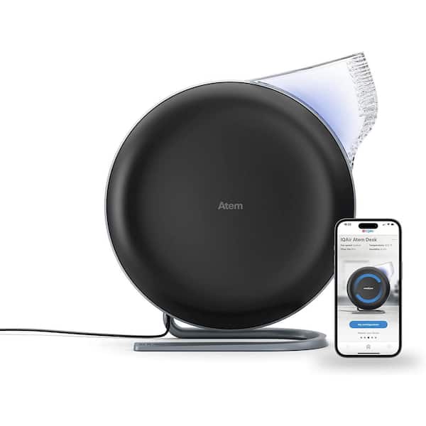IQAir Atem Personal Black Air Purifier
