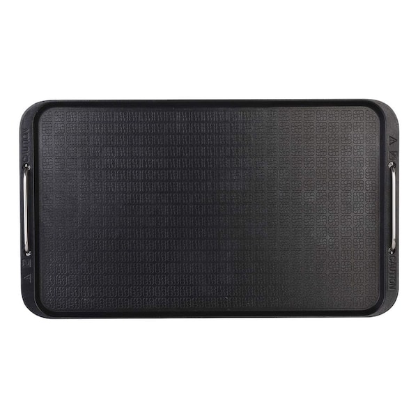 Ceramic Non-Stick Flat Top Griddle 14.96 in. x 8.66 in. Aluminum Finish for Gas Electric Stovetop Dishwasher Safe