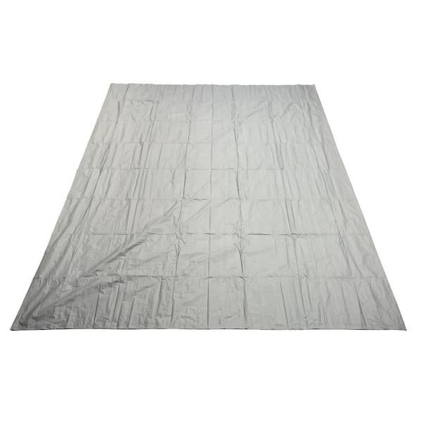 15 ft. W x 20 ft. L Gray/White General Purpose Tarp